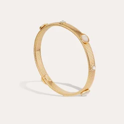 Bracelet Stradi petit modèle - Nacre Blanche