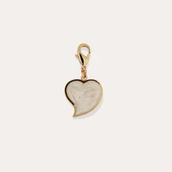 Charm pendentif Mirage Coeur émail grand modèle
