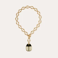 Charm pendentif Mirage Scarabée émail grand modèle