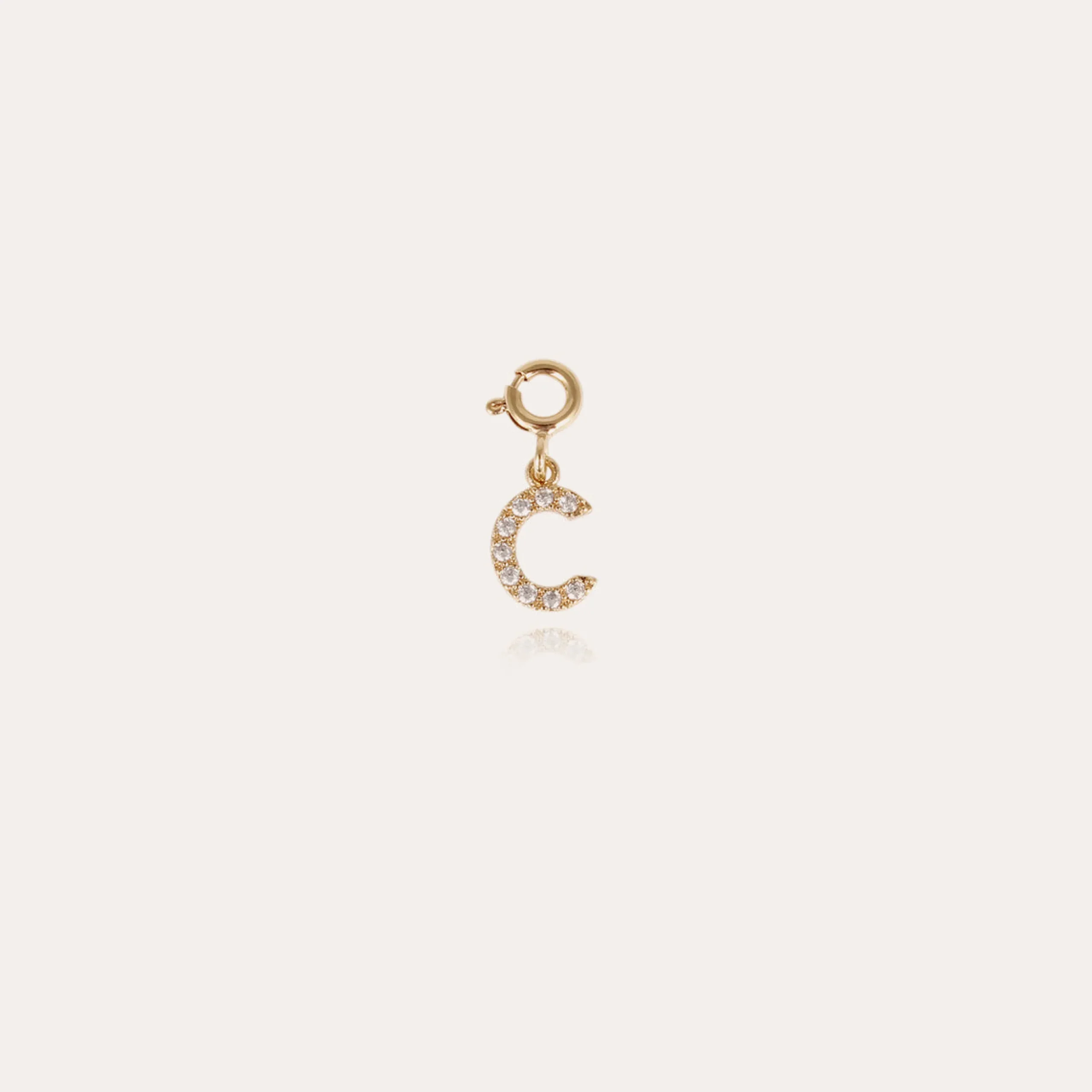 Charms pendentif lettre C strass