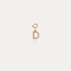 Charms pendentif lettre D strass