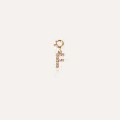 Charms pendentif lettre F strass