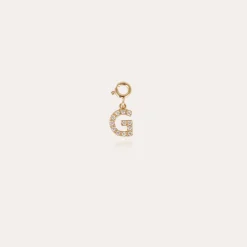 Charms pendentif lettre G strass