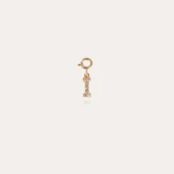 Charms pendentif lettre I strass