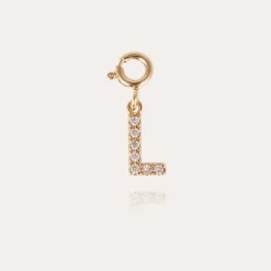 Charms pendentif lettre L strass