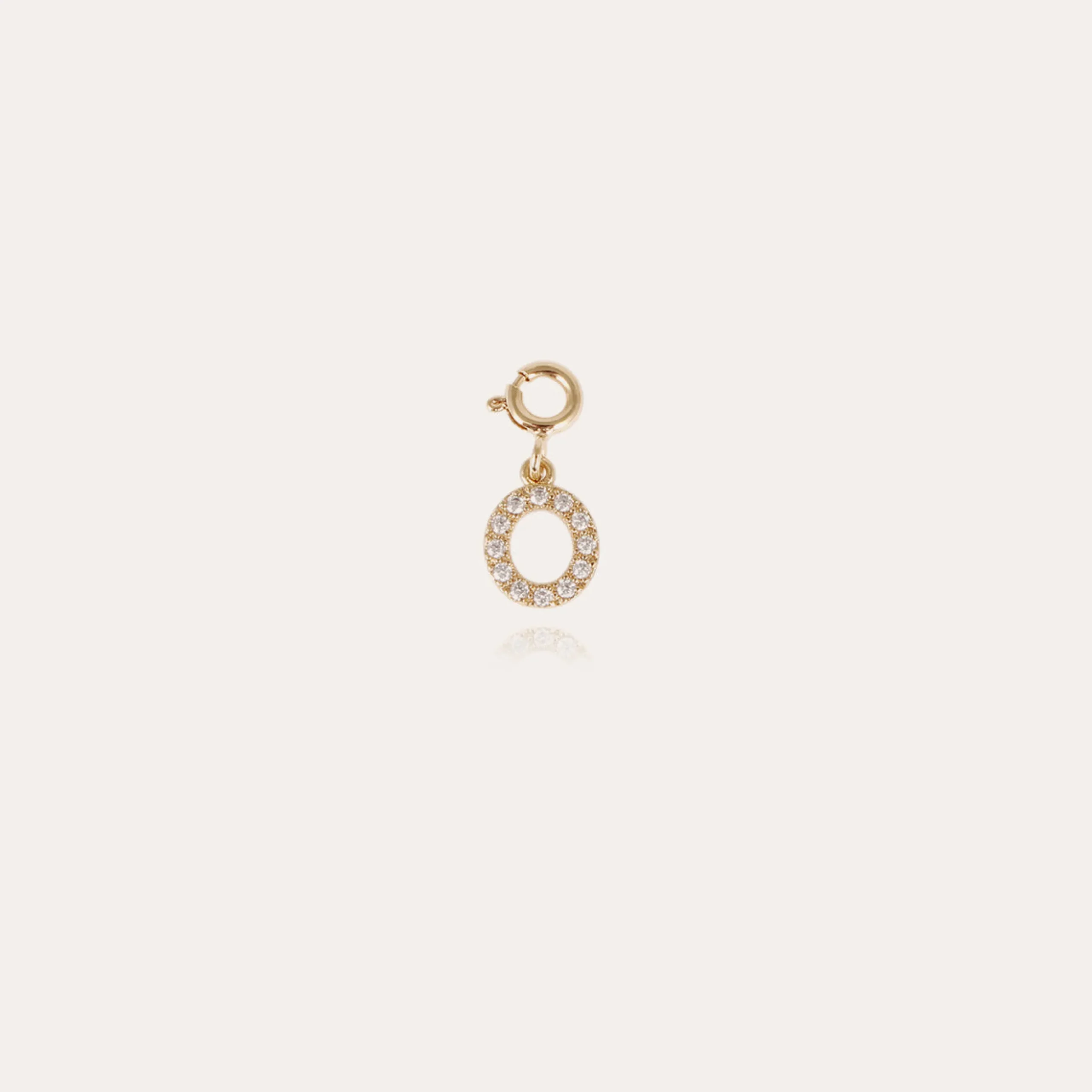 Charms pendentif lettre O strass