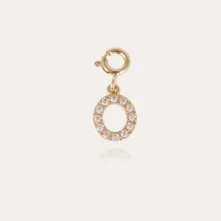 Charms pendentif lettre O strass