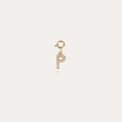 Charms pendentif lettre P strass