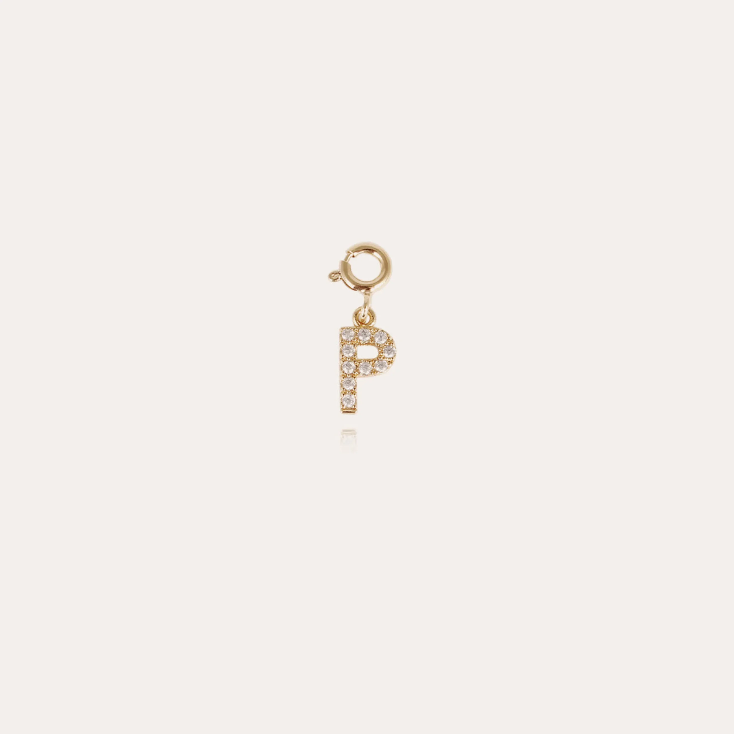 Charms pendentif lettre P strass
