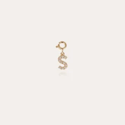 Charms pendentif lettre S strass