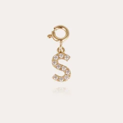 Charms pendentif lettre S strass