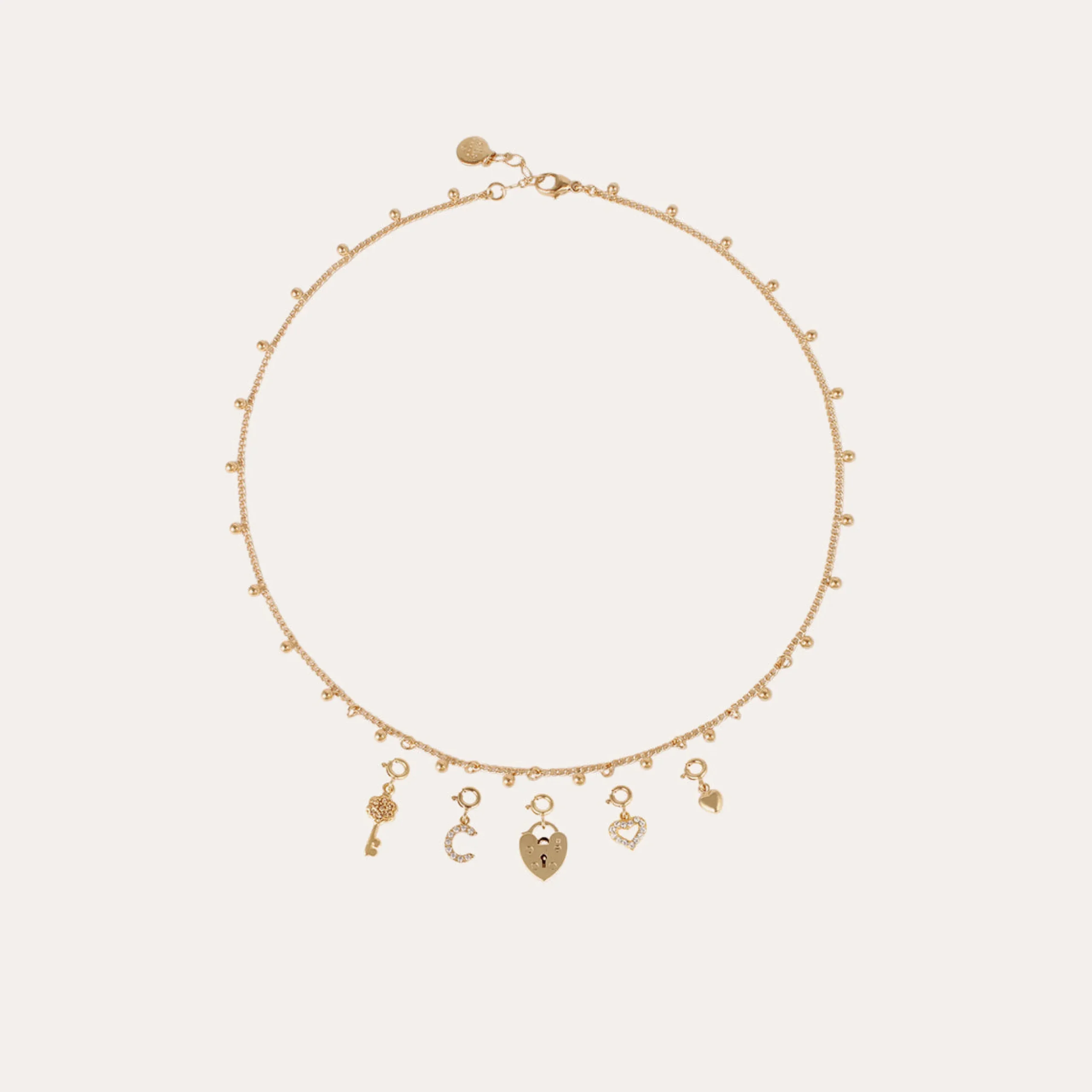 Charms pendentif lettre X strass