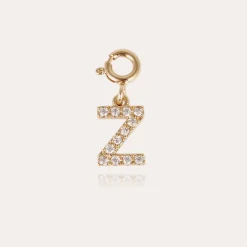 Charms pendentif lettre Z strass
