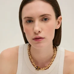 Collier Adrian acétate - Écaille