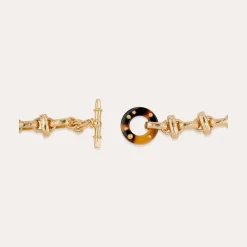 Collier Adrian acétate - Écaille