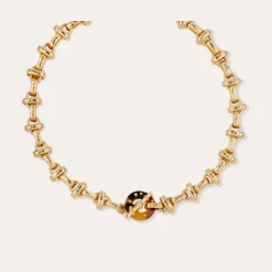 Collier Adrian acétate - Écaille
