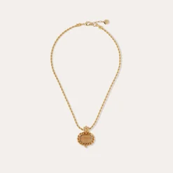 Collier Amarante - Bois