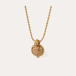 Collier Amarante - Bois