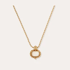 Collier Amarante - Nacre Blanche