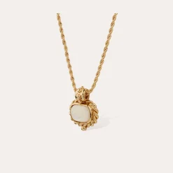 Collier Amarante - Nacre Blanche