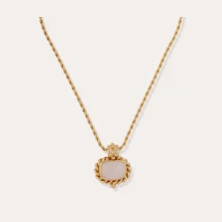 Collier Amarante - Quartz Rose