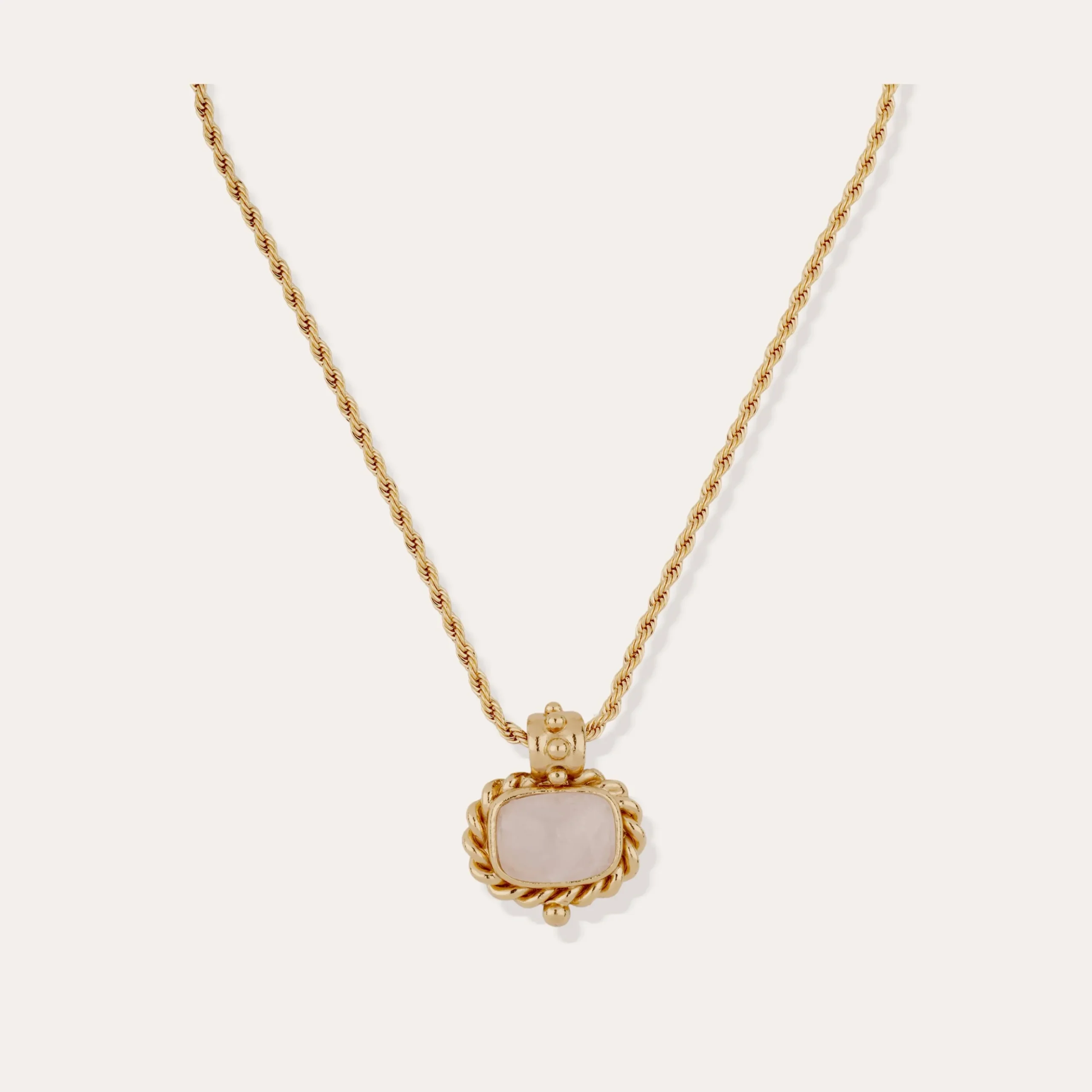 Collier Amarante - Quartz Rose