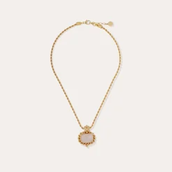 Collier Amarante - Quartz Rose