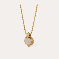 Collier Amarante - Quartz Rose