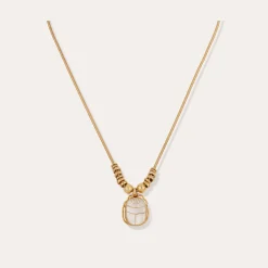 Collier Bia Scaramouche - Nacre Blanche