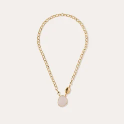 Collier Billy - Quartz rose