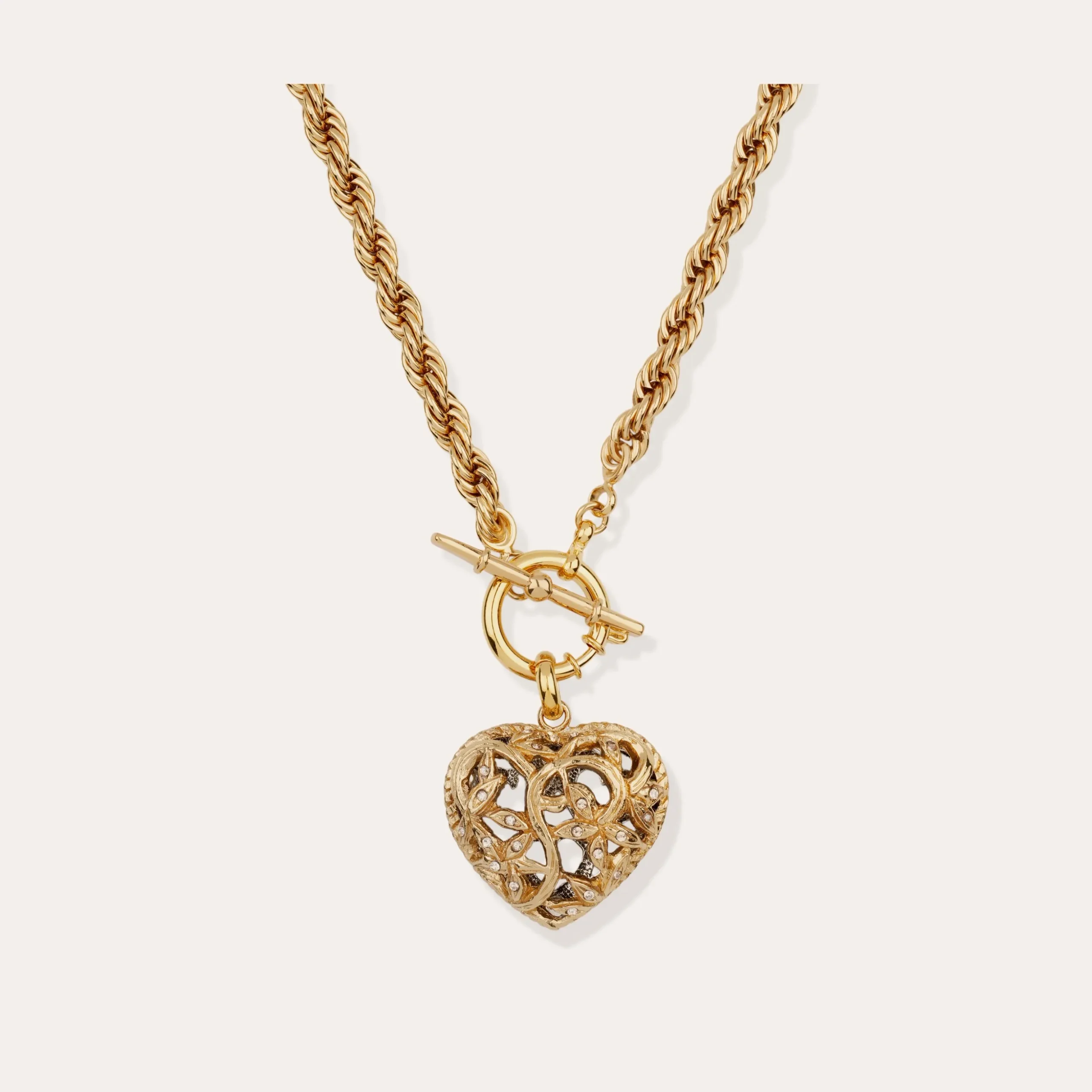 Collier Coracao Liane bicolore