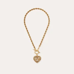 Collier Coracao Liane bicolore