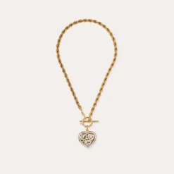 Collier Coracao Liane bicolore