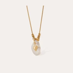 Collier Galet - Cristal de roche