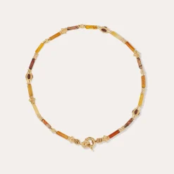 Collier Kali - Jaspe Rouge & Jaspe Malinga