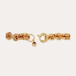 Collier Maille rond entrecroisé grand modèle