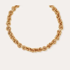 Collier Maille rond entrecroisé grand modèle