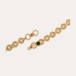 Collier Mistral - Malachite, Amazonite & Améthyste