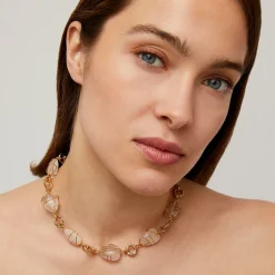 Collier Rainbow multi - Cristal de roche