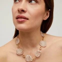 Collier Rainbow Multi grand modèle - Cristal de roche