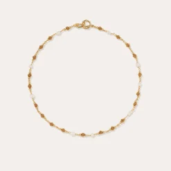 Collier Rosario - Nacre blanche