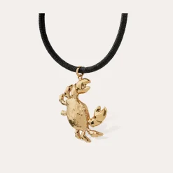 Collier Sari Krabe - Cuir