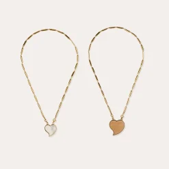 Collier Scapulaire Mirage - Bois & Nacre Blanche