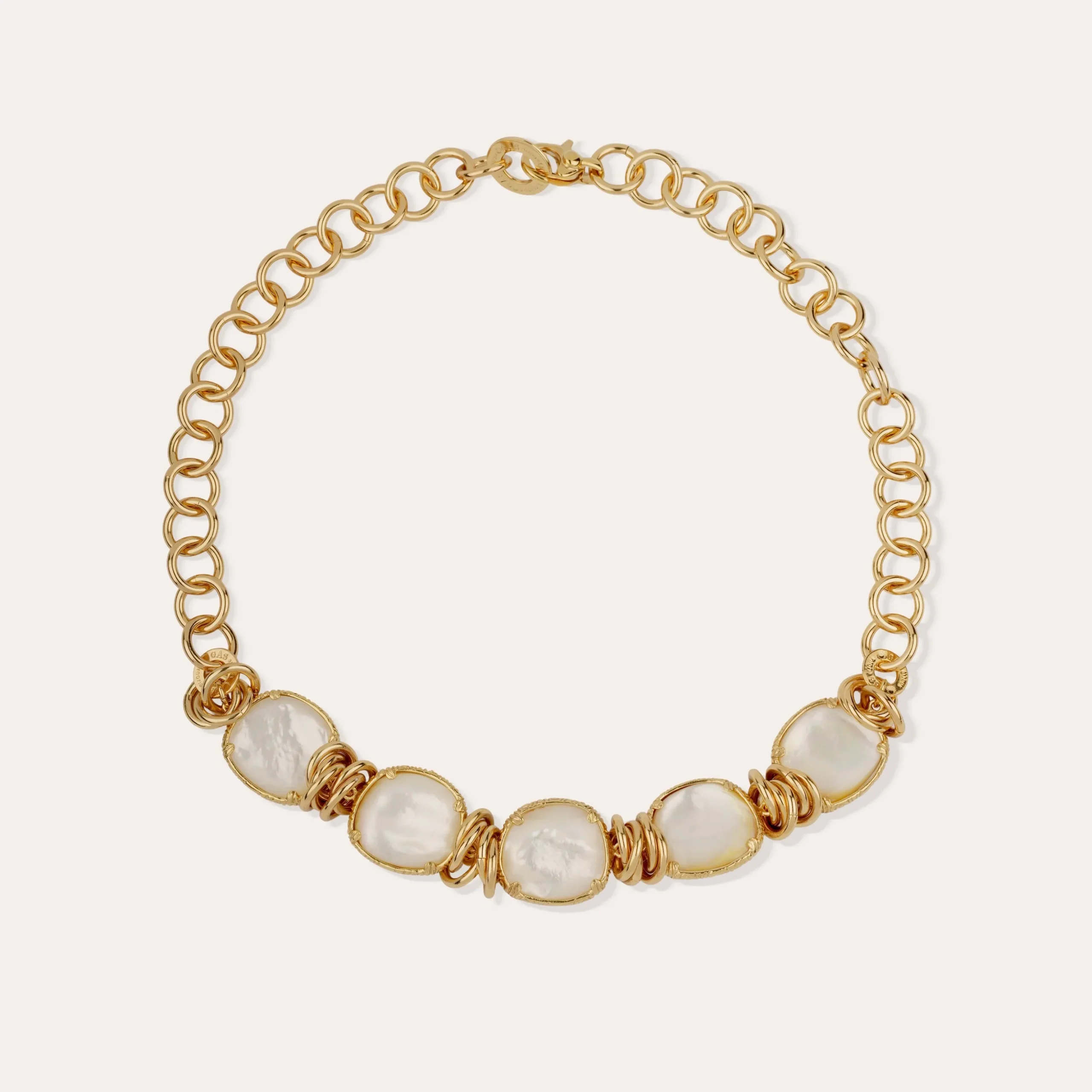 Collier Sirena - Nacre blanche