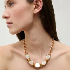 Collier Sirena - Nacre blanche