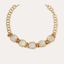 Collier Sirena - Nacre blanche