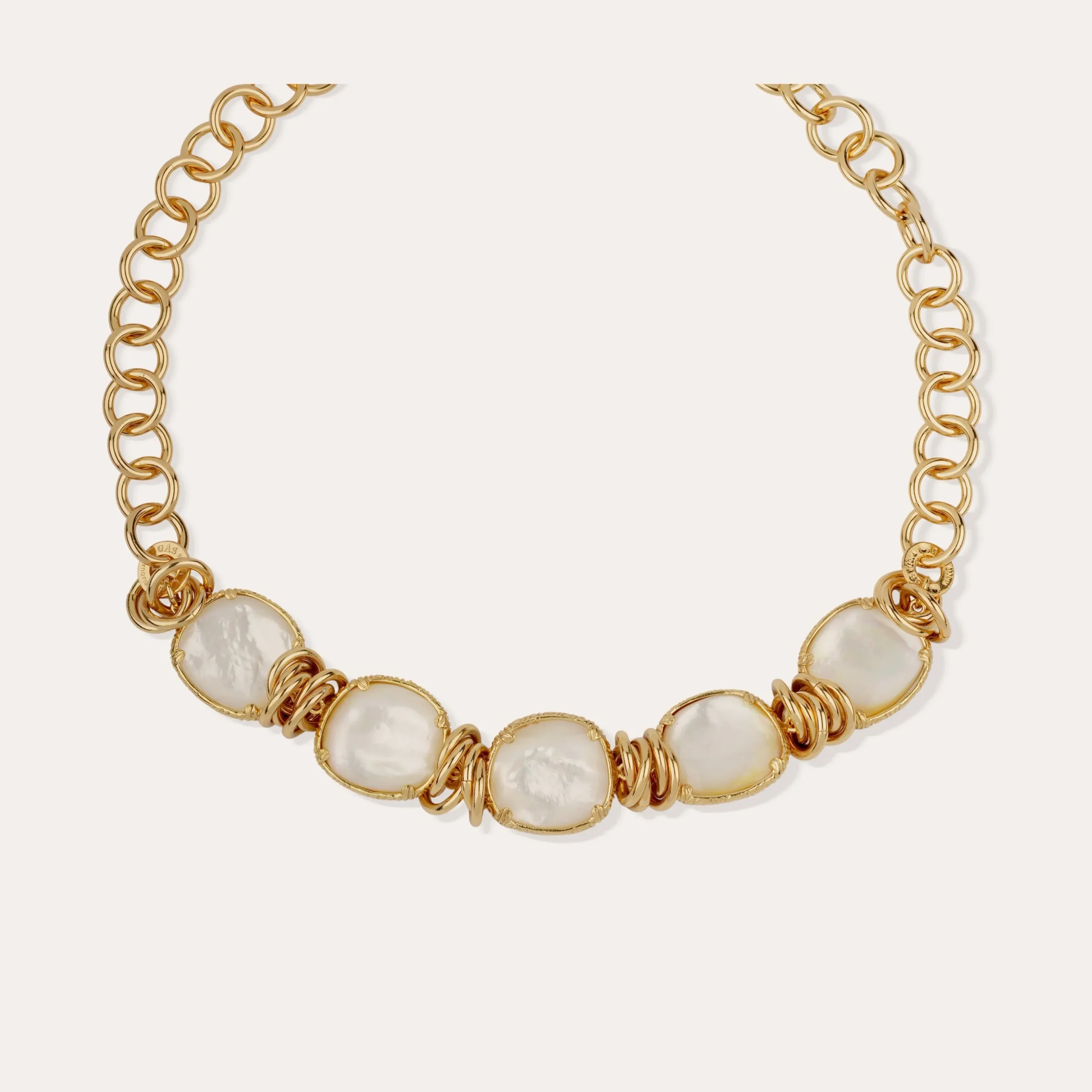 Collier Sirena - Nacre blanche