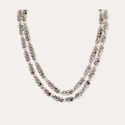 Collier Trevise finition rhodium