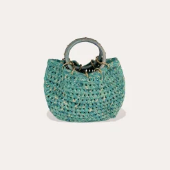 Sac bourse Canoubiers raphia
