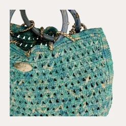 Sac bourse Canoubiers raphia